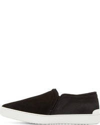 schwarze und weiße Slip-On Sneakers von Rag and Bone