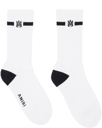 schwarze und weiße Socken von Amiri
