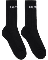 schwarze und weiße Socken von Balenciaga