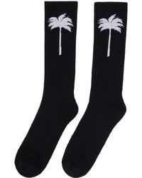 schwarze und weiße Socken von Palm Angels