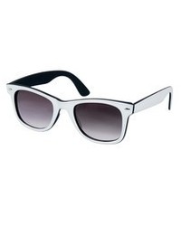 schwarze und weiße Sonnenbrille von Asos