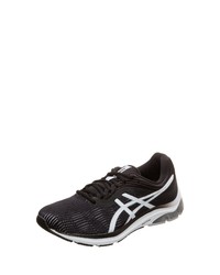 schwarze und weiße Sportschuhe von Asics