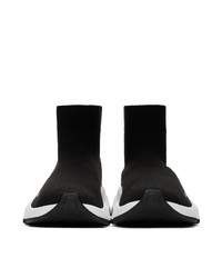 schwarze und weiße Sportschuhe von Balenciaga
