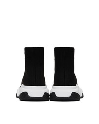 schwarze und weiße Sportschuhe von Balenciaga