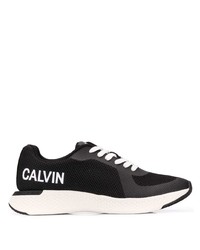 schwarze und weiße Sportschuhe von Calvin Klein Jeans