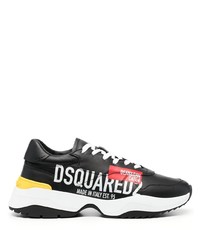 schwarze und weiße Sportschuhe von DSQUARED2