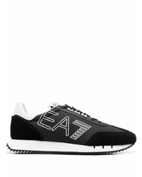 schwarze und weiße Sportschuhe von Ea7 Emporio Armani