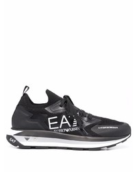 schwarze und weiße Sportschuhe von Ea7 Emporio Armani