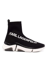 schwarze und weiße Sportschuhe von Karl Lagerfeld