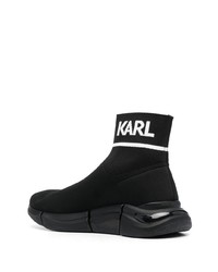 schwarze und weiße Sportschuhe von Karl Lagerfeld