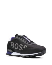 schwarze und weiße Sportschuhe von BOSS