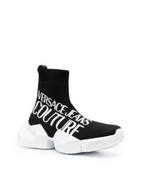 schwarze und weiße Sportschuhe von VERSACE JEANS COUTURE