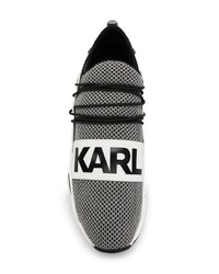 schwarze und weiße Sportschuhe von Karl Lagerfeld