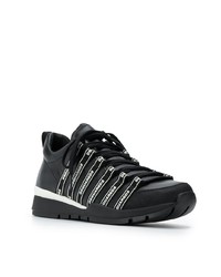 schwarze und weiße Sportschuhe von DSQUARED2