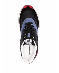 schwarze und weiße Sportschuhe von DSQUARED2