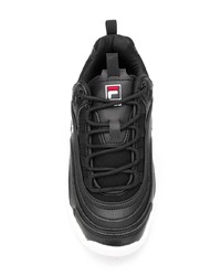 schwarze und weiße Sportschuhe von Fila