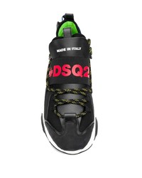 schwarze und weiße Sportschuhe von DSQUARED2