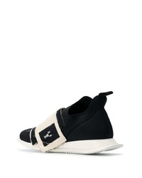 schwarze und weiße Sportschuhe von Rick Owens DRKSHDW