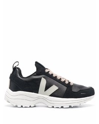 schwarze und weiße Sportschuhe von Rick Owens X Veja