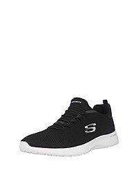 schwarze und weiße Sportschuhe von Skechers