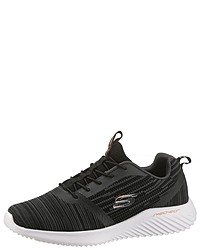 schwarze und weiße Sportschuhe von Skechers