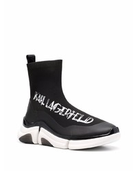 schwarze und weiße Sportschuhe von Karl Lagerfeld