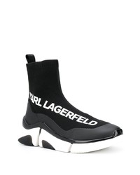 schwarze und weiße Sportschuhe von Karl Lagerfeld
