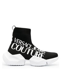 schwarze und weiße Sportschuhe von VERSACE JEANS COUTURE