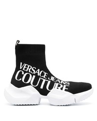 schwarze und weiße Sportschuhe von VERSACE JEANS COUTURE