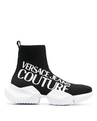 schwarze und weiße Sportschuhe von VERSACE JEANS COUTURE