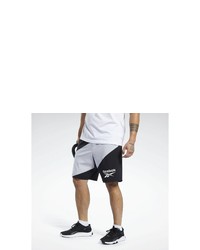 schwarze und weiße Sportshorts von Reebok