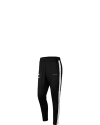schwarze und weiße vertikal gestreifte Jogginghose von Nike Sportswear