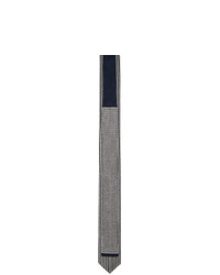 schwarze und weiße vertikal gestreifte Krawatte von Giorgio Armani
