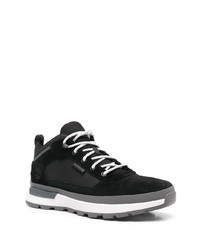 schwarze und weiße Wildleder niedrige Sneakers von Timberland