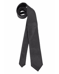 schwarze vertikal gestreifte Krawatte von STUDIO COLETTI