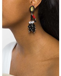 schwarze Perlen Ohrringe von Marni
