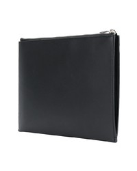 schwarze verzierte Clutch Handtasche von Saint Laurent