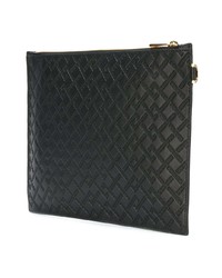 schwarze verzierte Clutch Handtasche von Versace