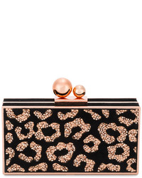 schwarze verzierte Clutch von Sophia Webster