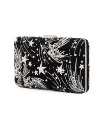 schwarze verzierte Clutch von Jimmy Choo