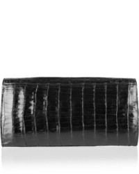 schwarze verzierte Clutch von Nancy Gonzalez