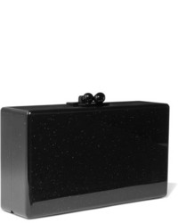 schwarze verzierte Clutch von Edie Parker