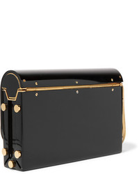 schwarze verzierte Clutch von Jimmy Choo