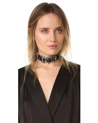 schwarze verzierte enge Halskette von Marc Jacobs
