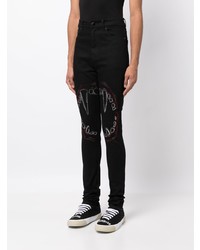 schwarze verzierte enge Jeans von Haculla