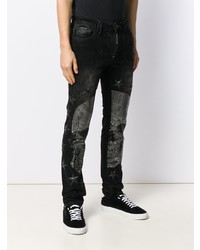 schwarze verzierte enge Jeans von Philipp Plein