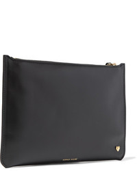 schwarze verzierte Leder Clutch von Sophie Hulme