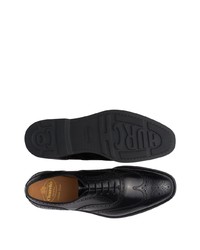 schwarze verzierte Leder Oxford Schuhe von Church's