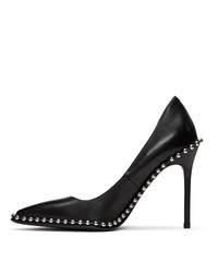 schwarze verzierte Leder Pumps von Alexander Wang