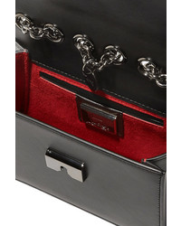 schwarze verzierte Ledertaschen von Christian Louboutin